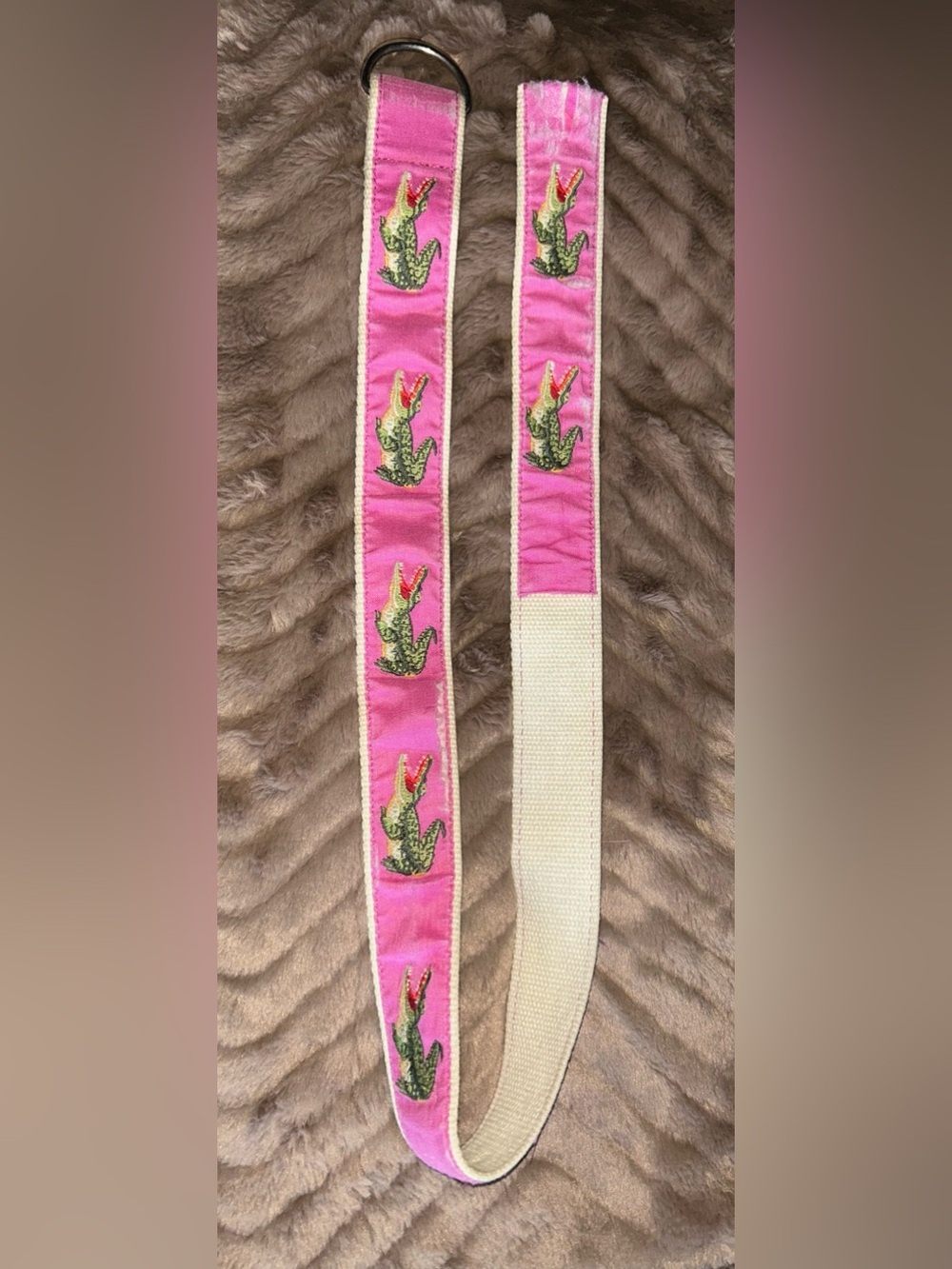 Women’s Embroidered Lacoste Belt
